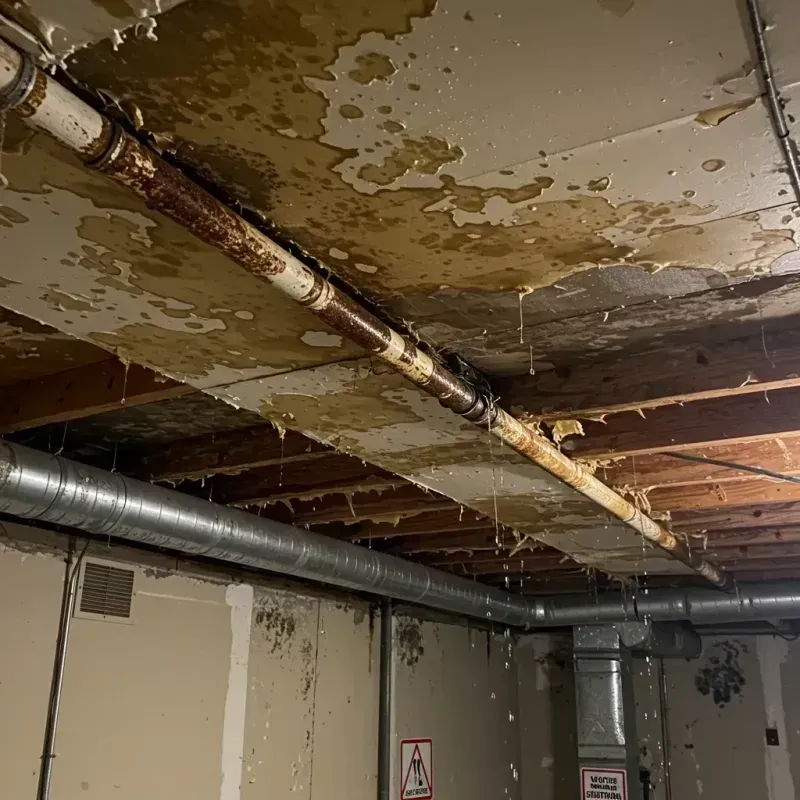 Ceiling Water Damage Repair in Rome, ME